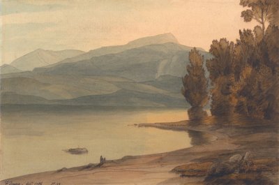 Windermere al tramonto da Francis Towne